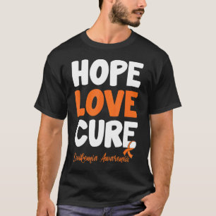 Camiseta Hope Love Cure Aml Leukemia Sensibilização