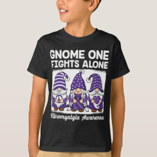 Camiseta Hope Love Gnomos Roxo Fibromialgia Awaren