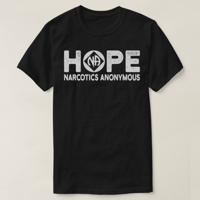 Camiseta Hope NA Symbol Narcotics Anonymous design Idea Pul (Frente do Design)