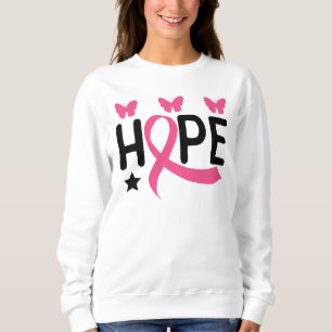 Camiseta Hope Pink Ribbon Fighting Survivor Breast Cancer H