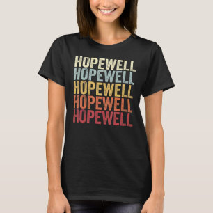 Camiseta Hopewell Pensilvânia Hopewell PA Retro Vintage Te
