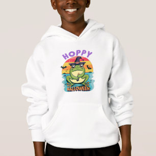 Camiseta Hoppy Halloween, Adorável Sapo de Cartoon Bonito