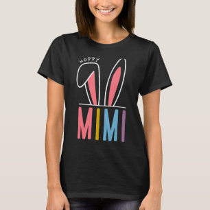Camiseta Hoppy Mimi Cute Páscoa Ears Felz pascoa Day Mimi