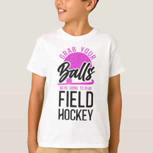 Camiseta Hóquei de Campo Piada Humor Adulto Pegue Você Nós