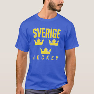 Camiseta Hóquei de Sverige
