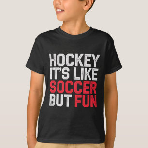 Camiseta Hóquei É Como Futebol Mas Divertido Atleta Legal -