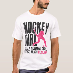 Camiseta Hóquei em Campo Garota de Hóquei Como Uma Garota N