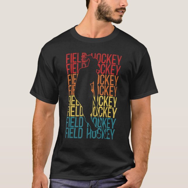 Camiseta Hóquei em Campo Retro Vintage (Frente)