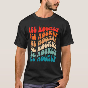 Camiseta Hóquei Em Gelo Para Raparigas Retro Dos Anos 70 Hi