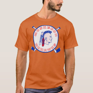 Camiseta Hóquei em Mohawks Defunct Muskegon