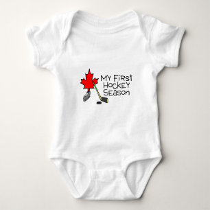 Camiseta Hóquei minha primeira estação de hóquei (Canad
