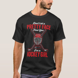 Camiseta Hóquei Não Deixe Que a Cara Bonita Engane Você Eu