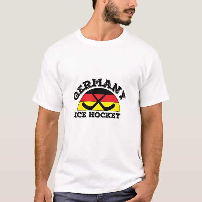 Camiseta Hóquei no Gelo Alemanha (Frente)