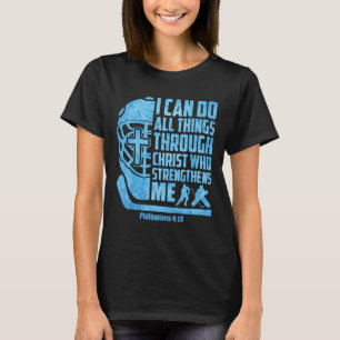 Camiseta Hóquei no Gelo Cristão Jesus Religioso Meninos Cri