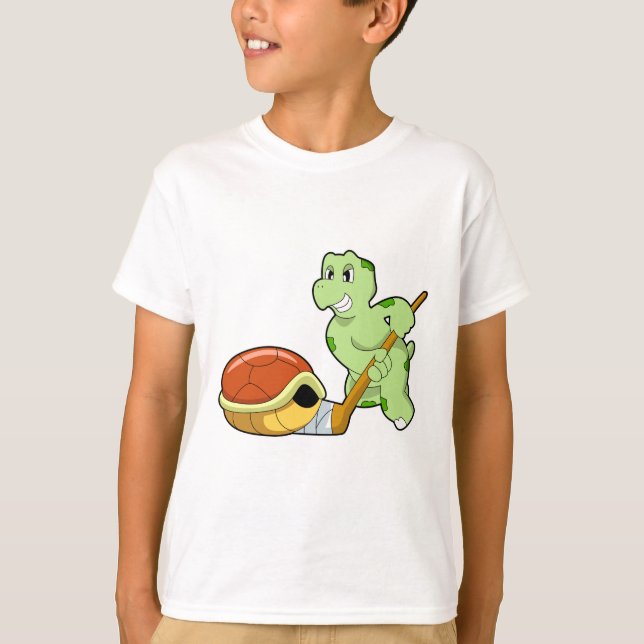 Camiseta Hóquei no gelo da Tartaruga (Frente)