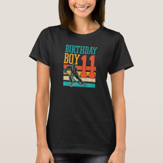 Camiseta Hóquei no Gelo de 11 anos - Festa de aniversário d