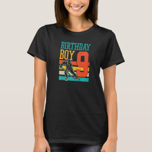 Camiseta Hóquei no Gelo de 9 anos Teve 9.ª Festa de anivers