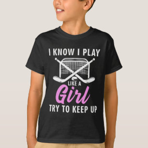 Camiseta Hóquei no Gelo Legal para Mulheres Amantes de Hóqu