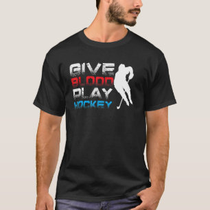 Camiseta Hóquei no Hóquei no Gelo do Desportivo de Sangue