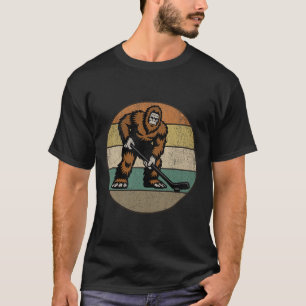 Camiseta Hóquei Pé Grande Retro Vintage 70 Sasquatch Hóquei