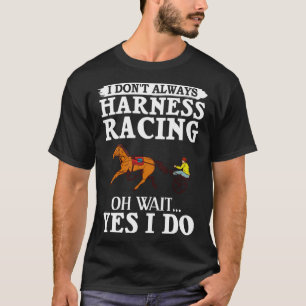 Camiseta Hor de Trote da Corrida de Cavalo de Corrida de Ha