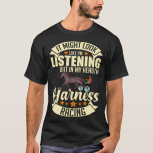 Camiseta Hor de Trote da Corrida de Cavalo de Corrida de Ha