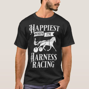 Camiseta Hor de Trote da Corrida de Cavalo de Corrida de Ha