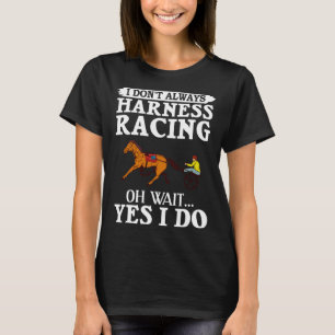Camiseta Hor de Trote da Corrida de Cavalo de Corrida de Ha