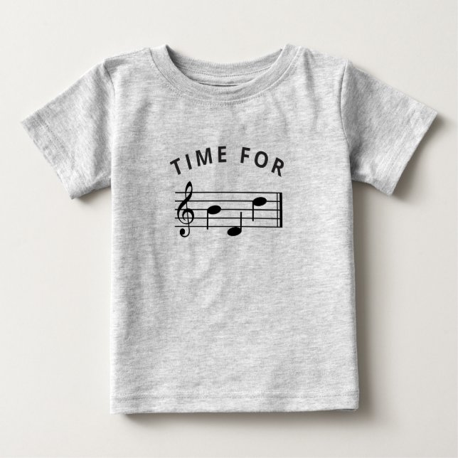 Camiseta Hora Da Cama Música Nota Engraçado Musicista Trebl (Frente)