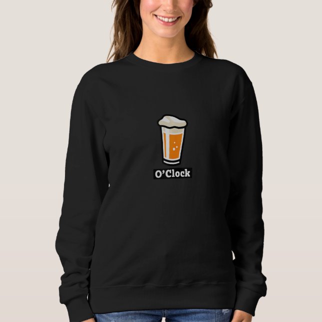Camiseta Hora Da Cerveja Do Relógio Para Uma Bebida Ou Uma  (Frente)