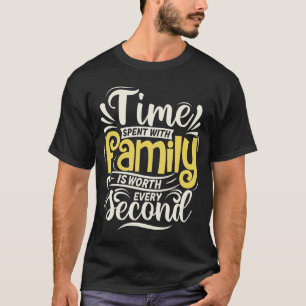 Camiseta Hora da Família de Reunião de Reunião de Famílias