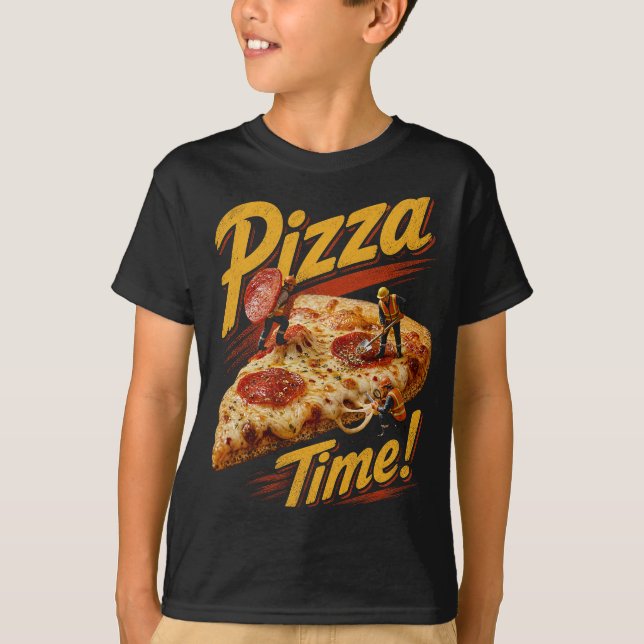 Camiseta Hora da Pizza! (Frente)