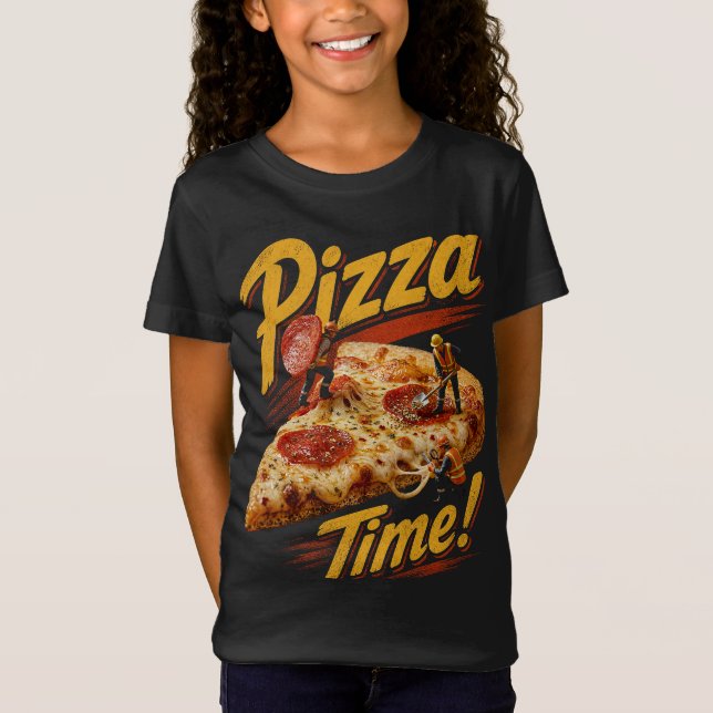 Camiseta Hora da Pizza! (Frente)