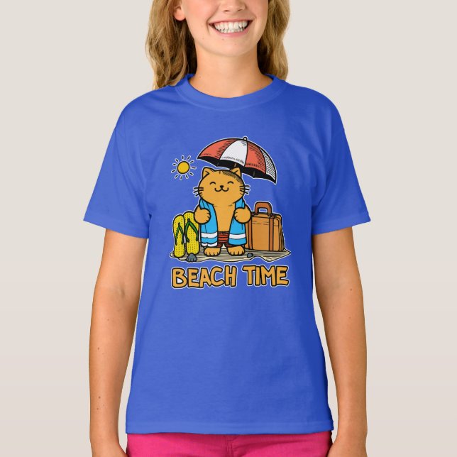 Camiseta Hora da praia 1 (Frente)