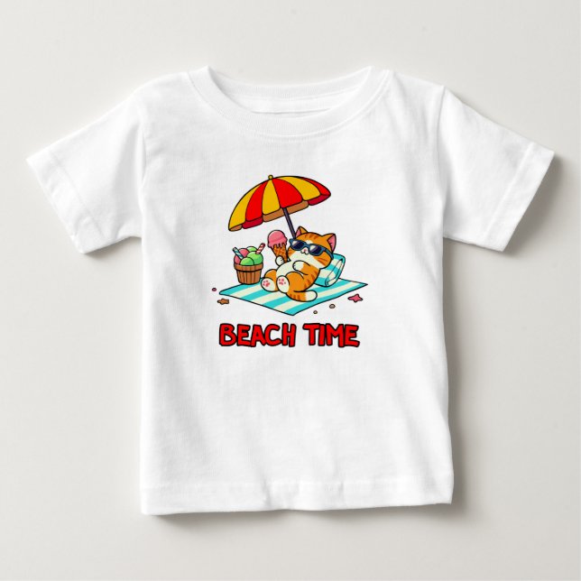 Camiseta Hora da praia 3 (Frente)