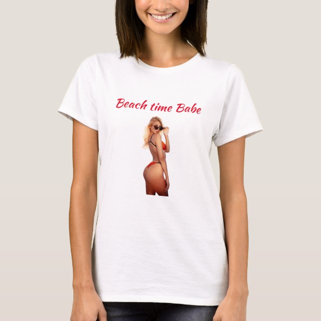 Camiseta Hora da praia Babe (Frente)