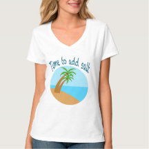 Hora de Adicionar Sal – Palmeira de Praia Tropical