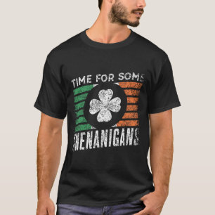 Camiseta Hora de Algumas Travessuras Irlanda Dia de São Pat