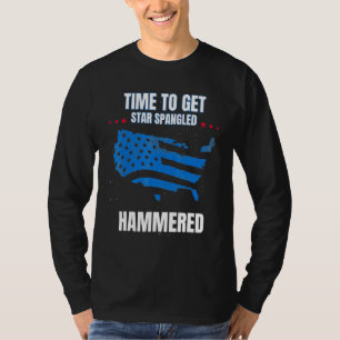 Camiseta Hora De Arrastar O Celebrador Hammered Jul