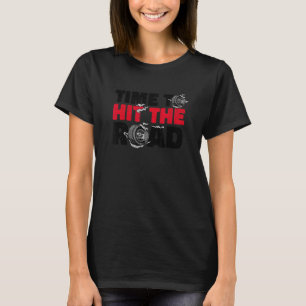 Camiseta Hora De Atingir O Motorista Da Corrida Legal