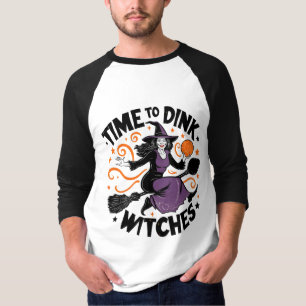Camiseta Hora de Dink Witches Spookleball no Dia das Bruxas