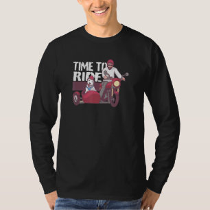 Camiseta Hora De Dirigir O Meu Cachorro Na Motocicleta S