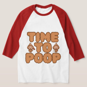 Camiseta Hora de Fazer Cocô Divertido