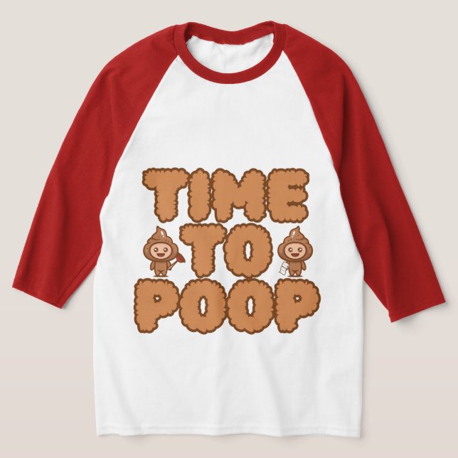 Camiseta Hora de Fazer Cocô Divertido (Postura )