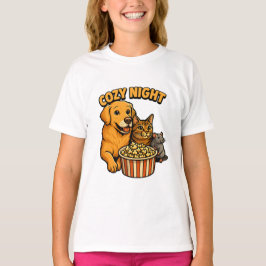 Camiseta Hora de Filme em uma Noite Aconchegante – Cachorro