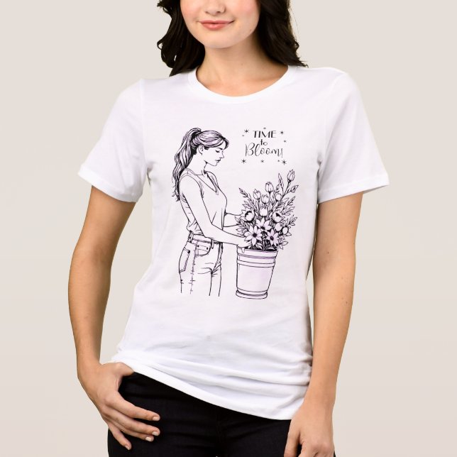 Camiseta Hora de Florescer (Frente)