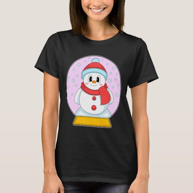 Camiseta Hora de inverno de Snowman (Frente)