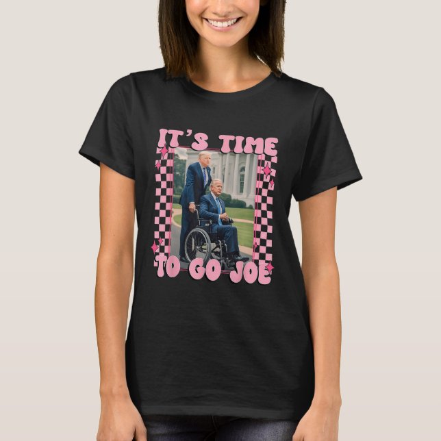 Camiseta Hora De Ir Joe Funny Trump 2024 (Frente)