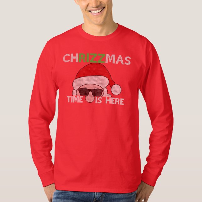 Camiseta Hora De Natal Chegou (Frente)