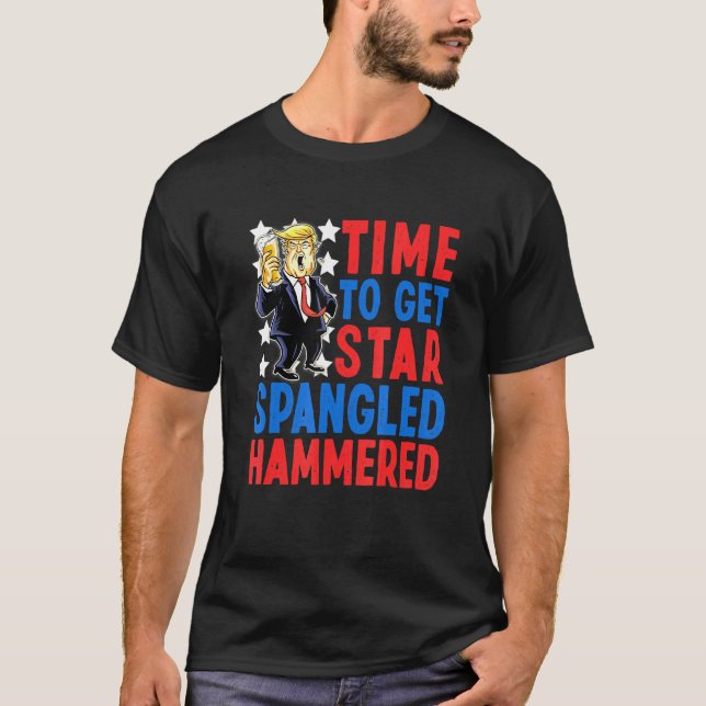 Camiseta Hora De Passar A Estrela Em Hammermered No Dia 4 D (Frente)